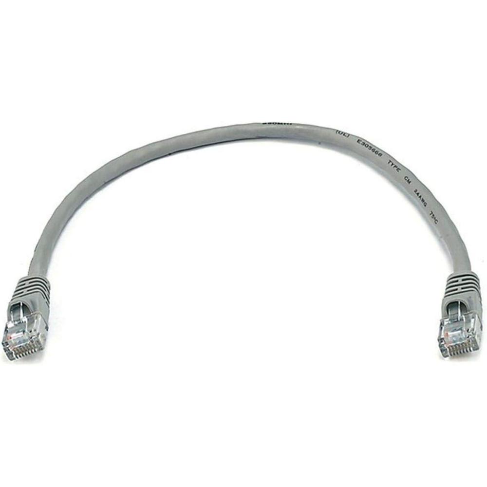 imageMonoprice 05FT 24AWG Cat6 550MHz UTP Ethernet Bare Copper Network Cable  BlackGray