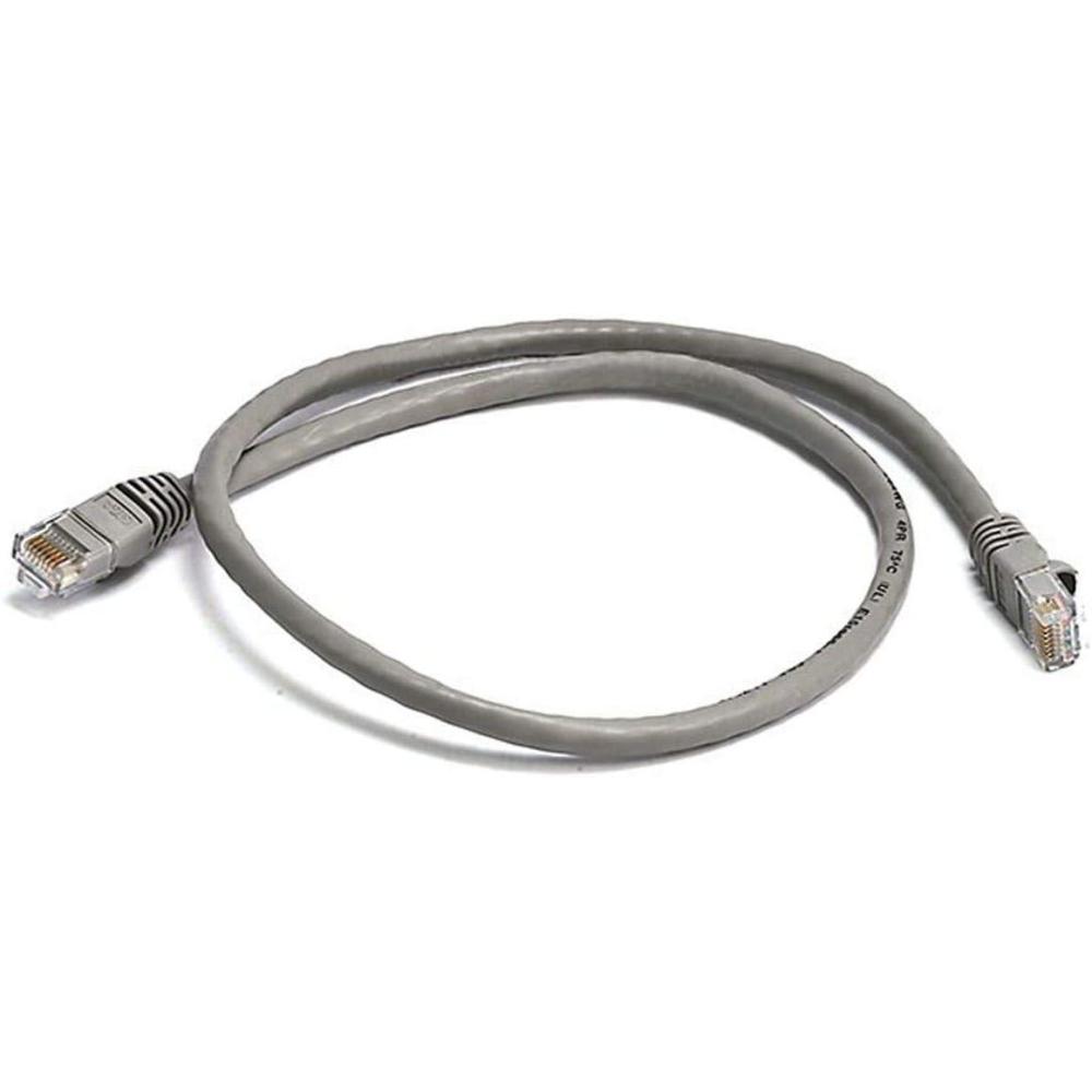 imageMonoprice 1FT 24AWG Cat5e 350MHz UTP Ethernet Bare Copper Network Cable  YellowGray