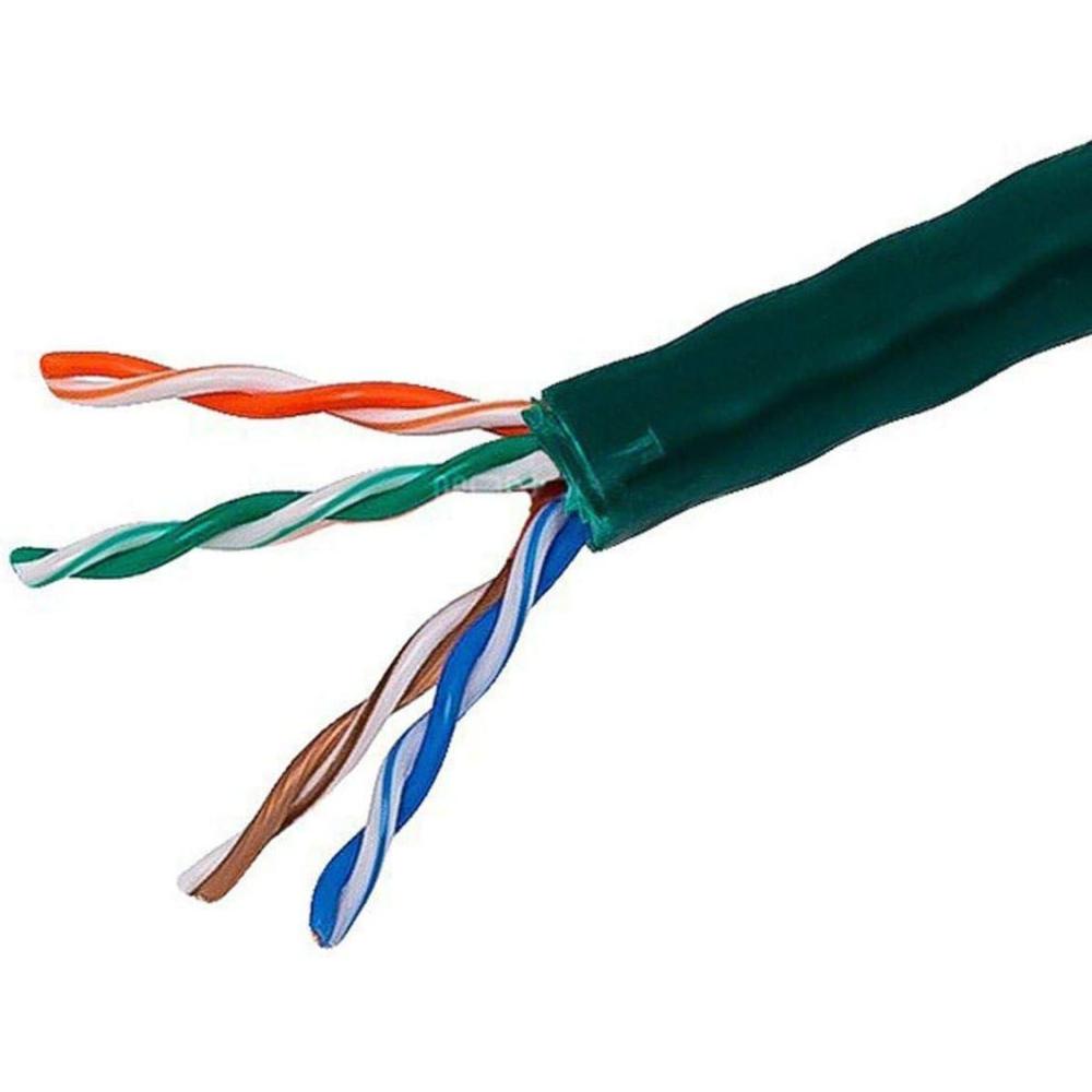 imageMonoprice Cat5e Bulk Ethernet Cable CMR UL Listed UTP Solid 350MHz Pull Box No Logo 24AWG 1000 Feet BlueGreen