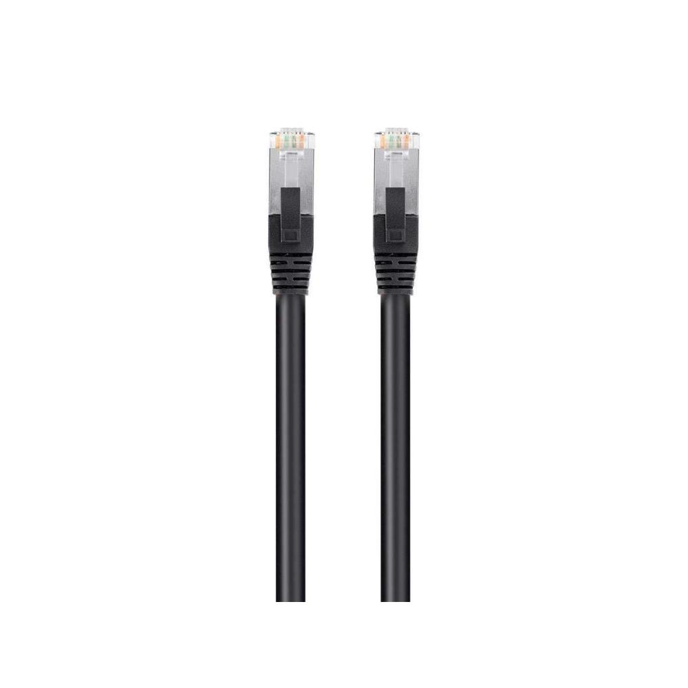 imageMonoprice Cat6 100ft Black PoE Patch Cable 30W PoE IEEE 8023at Shielded UFTP 24AWG 500MHz Solid Pure Bare Copper Shielded RJ45 Ethernet Cable20 Feet