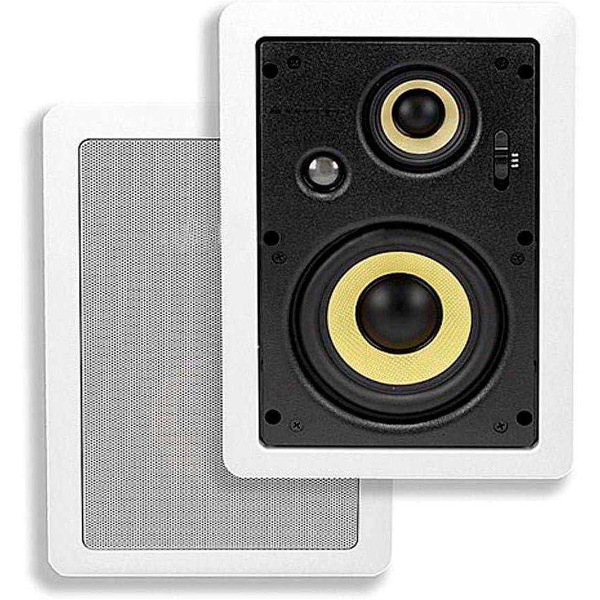imageMonoprice Fiber InWall Speaker  10 Inch 300W Subwoofer Easy Installation And Paintable Grill  Caliber SeriesStandard