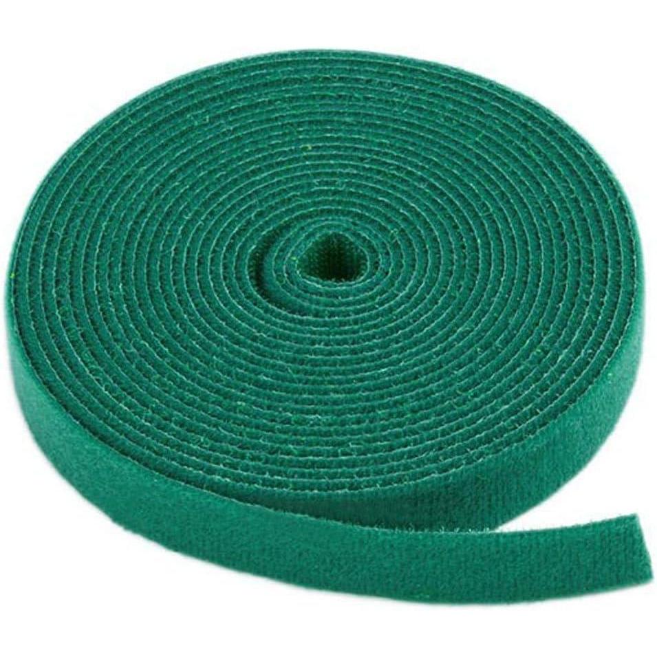 imageMonoprice Hook and Loop Fastening Tape  5 Yards Per Roll 075in WhiteGreen