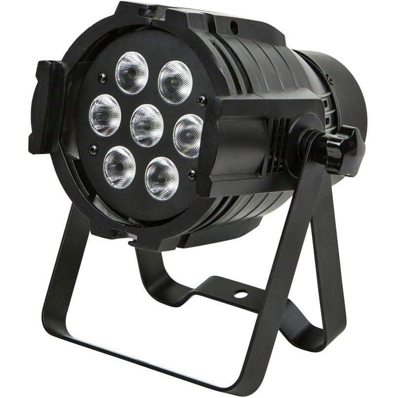 imageMonoprice PAR575 Wash Stage Light  RGBW 7x 8Watt LEDs Aluminum Shell DMX512 Support  Stage Right Series
