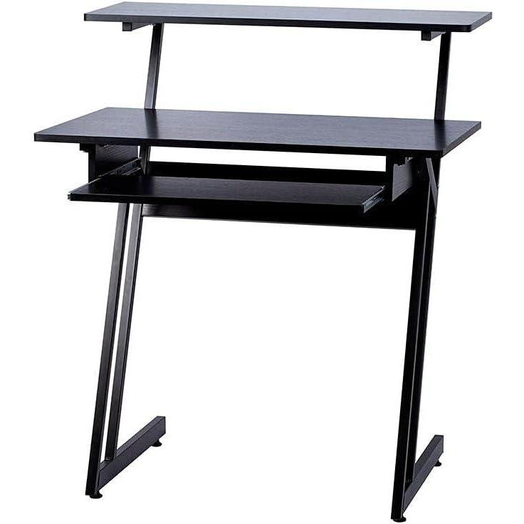 imageMonoprice Recording Studio Desk  with Raised Platform and Keyboard Tray Black  Stage Right