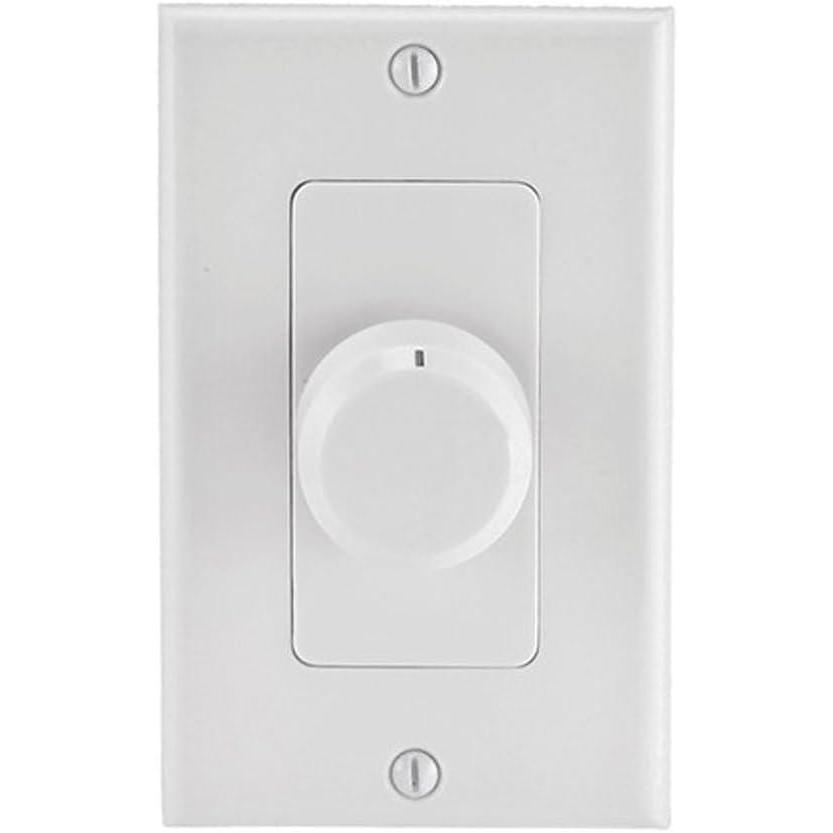 imageMonoprice Speaker Volume Controller  Rotary Type 100 Watts Per Channel 416 Ohms Single Gang White100W