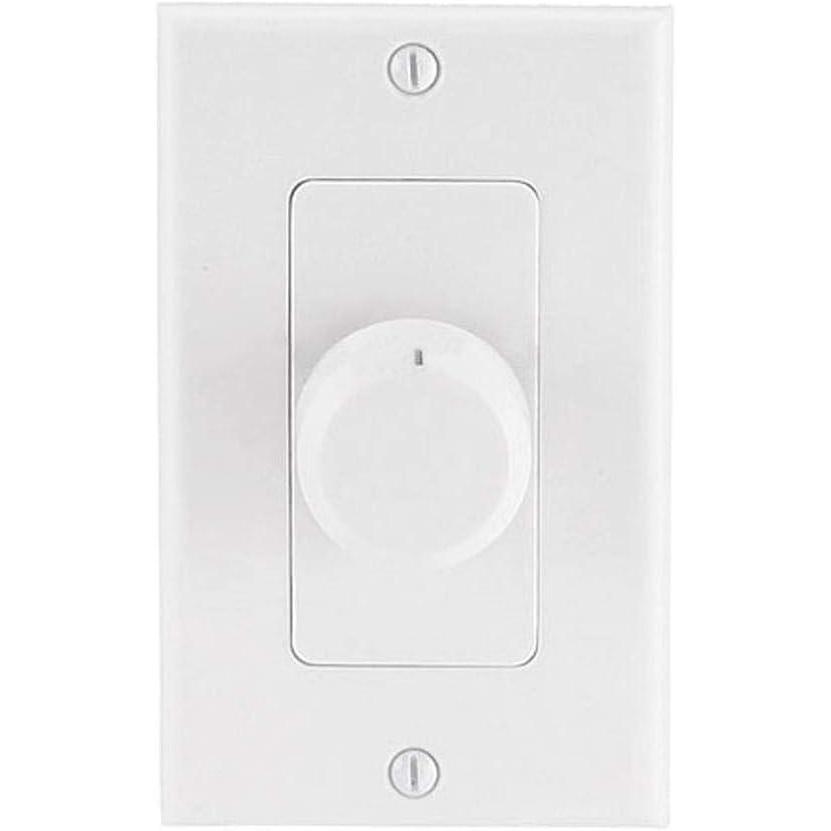 imageMonoprice Speaker Volume Controller  Rotary Type 100 Watts Per Channel 416 Ohms Single Gang White50W