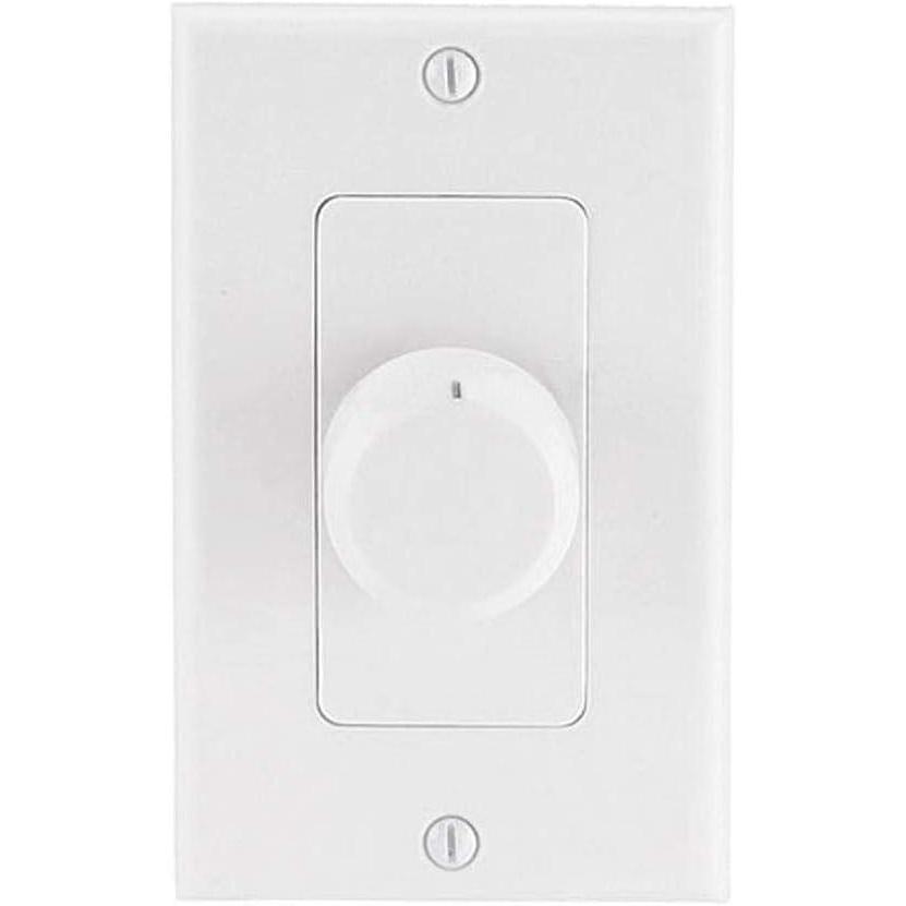 imageMonoprice Speaker Volume Controller  Rotary Type 100 Watts Per Channel 416 Ohms Single Gang White75W