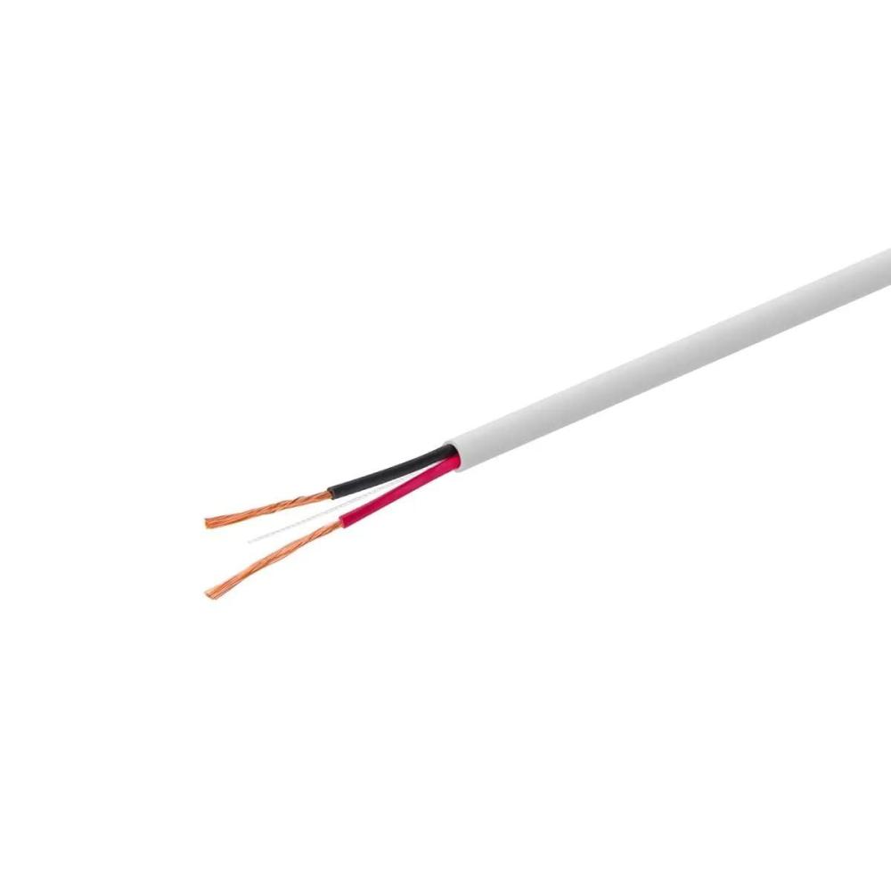 imageMonoprice Speaker Wire CL3 inWall Rated 2Conductor Color Coded 12AWG 250 Feet White18 AWG