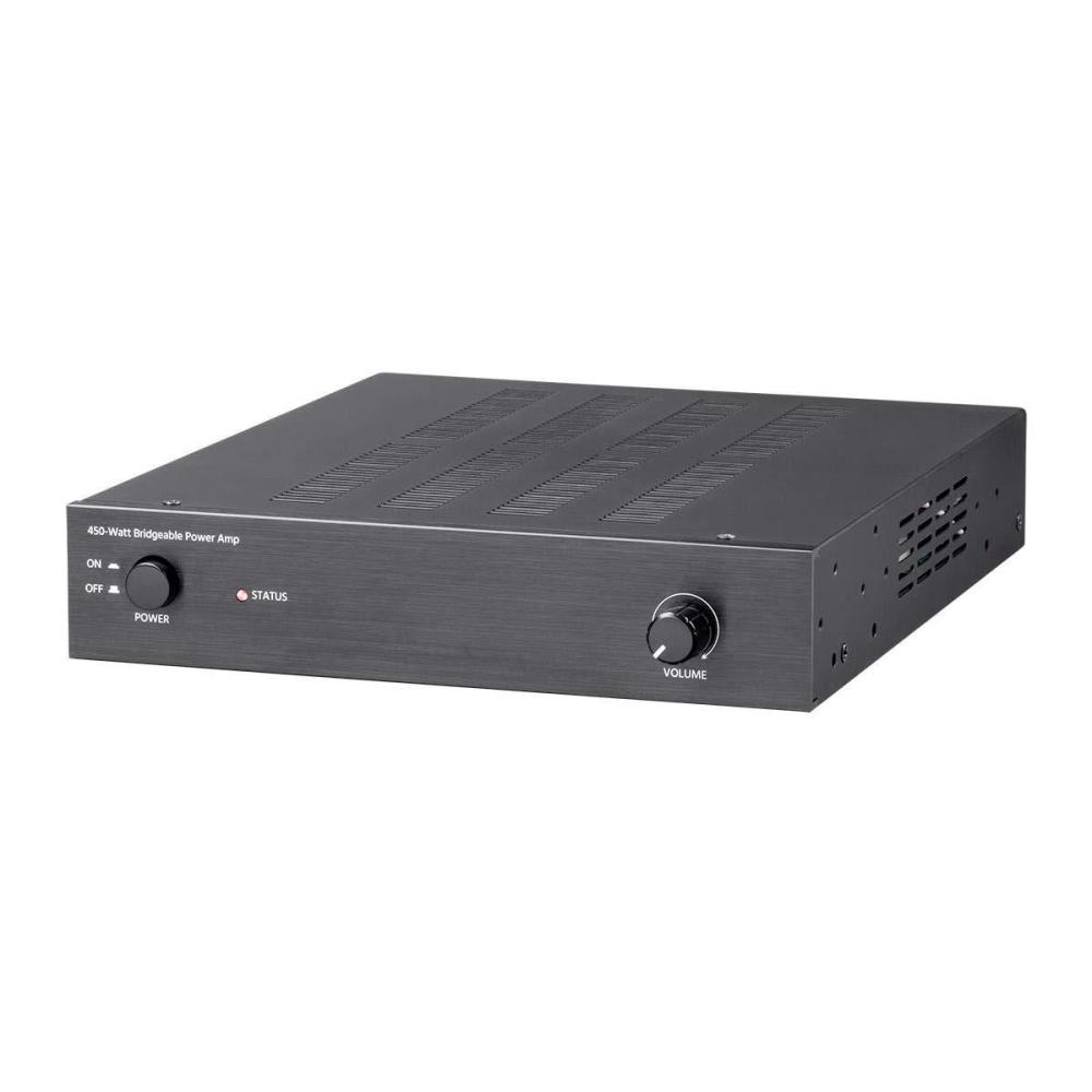 imageMonoprice Unity 200Watt Bridgeable Power Amp  ClassD Amplifier 12Volt InputOutput Triggers Rack Mountable450W