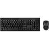 imageMonoprice Wireless Membrane Keyboard and Optical Mouse Combo FullSize 104Key Keyboard 24 GHz Wireless Receiver for Both Home and Office Use