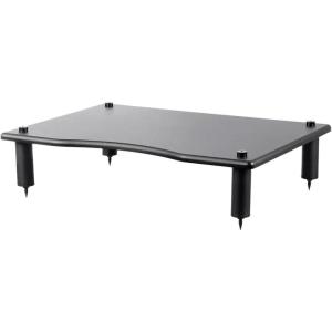 Monolith 124795 Amplifier/Component Stand, 23.8 x 16.7 x 4.7 Compatible with Bose, Polk, Sony, Yamaha, Pioneer & Others, Black