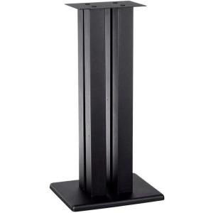 Monolith 24 Inch Speaker Stand (Each) – Supports 75 lbs, Adjustable Spikes, Compatible With Bose, Polk, Sony, Yamaha, Pioneer and others, Black(28 Inch)