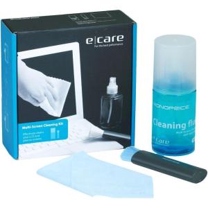 Monoprice 105176 Universal Screen Cleaner (Large Bottle, Blister Pack) for LCD and Plasma TV, all iPad, iPhone, Galaxy Tab, and Smartphones,200ml (Blister Pack), Blue(200ml (Large Bottle + Brush))