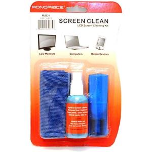 Monoprice 105176 Universal Screen Cleaner (Large Bottle, Blister Pack) for LCD and Plasma TV, all iPad, iPhone, Galaxy Tab, and Smartphones,200ml (Blister Pack), Blue(60ml (Pocket Size))