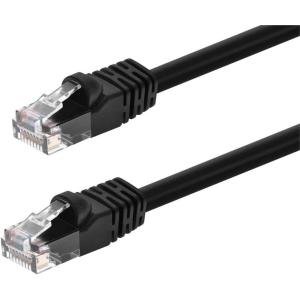 Monoprice 10FT 24AWG Cat5e 350MHz UTP Ethernet Bare Copper Network Cable – Gray(Black)