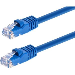 Monoprice 10FT 24AWG Cat5e 350MHz UTP Ethernet Bare Copper Network Cable – Gray(Blue)