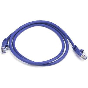 Monoprice 10FT 24AWG Cat5e 350MHz UTP Ethernet Bare Copper Network Cable – Gray(Purple)
