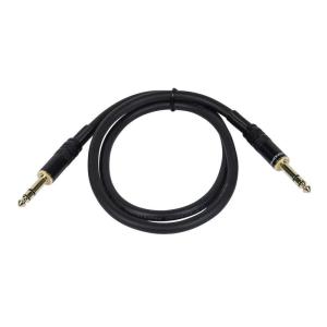 Monoprice 1/4-Inch TRS Male to 1/4-Inch TRS Male Cable – 50 Feet- Black, 16AWG, Gold Plated – Premier Series(3ft)