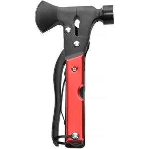 Monoprice 14-in-1 Tool Multi Functional Hammer Axe 18CM with Fabric Bag, Camping Accessories, Gift for Him, Men, Dad, Boyfriend – Pure Outdoor Collection