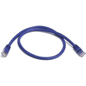 Monoprice 1FT 24AWG Cat5e 350MHz UTP Ethernet Bare Copper Network Cable – Yellow(Purple)