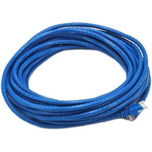 Monoprice 20FT 24AWG Cat5e 350MHz UTP Ethernet Bare Copper Network Cable – Yellow(Blue)