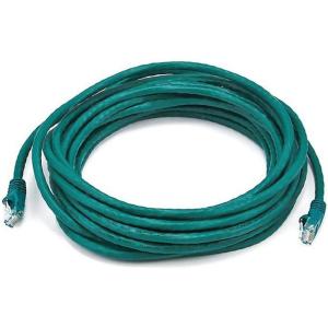 Monoprice 20FT 24AWG Cat5e 350MHz UTP Ethernet Bare Copper Network Cable – Yellow(Green)