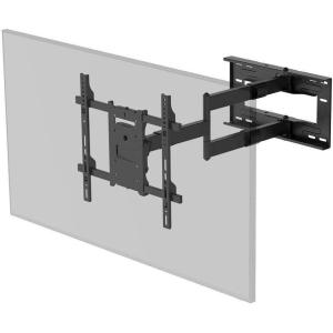 Monoprice 360 Full-Motion Articulating TV Wall Mount – Portrait and Landscape, for TVs 40in to 75in, Weight Capacity 110 Lbs, Extension 3.3in to 31.5in, VESA Patterns Up to 400×400 – EZ Series