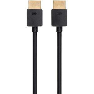 Monoprice 8K Ultra High Speed Slim HDMI Cable – HDMI 2.1, 8K@60Hz, 4K@120Hz, 48Gbps, HDR, VRR, 1ft, Black(1 Pack)