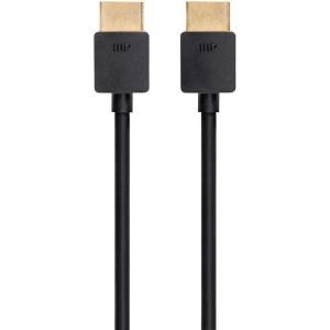 Monoprice 8K Ultra High Speed Slim HDMI Cable – HDMI 2.1, 8K@60Hz, 4K@120Hz, 48Gbps, HDR, VRR, 1ft, Black(3 Pack)