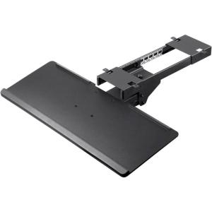 Monoprice Adjustable Ergonomic Keyboard Tray – With a 26.4 x 10in Full Size Platform, Extends Min 18.2in / Max 30.8in, Black – Workstream Collection