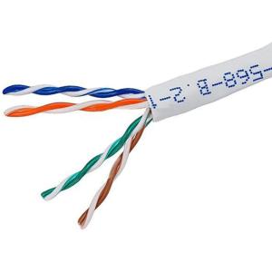 Monoprice Cat5e Bulk Ethernet Cable – CMR UL Listed, UTP, Solid, 350MHz, Pull Box, No Logo, 24AWG, 1000 Feet, Blue(White)