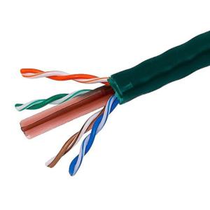 Monoprice Cat6 Ethernet Bulk Cable – Stranded, 550Mhz, 10G, UTP, CM, 24AWG, Pure Bare Copper Wire, Pull Box, 250 Feet, Blue(Green)