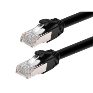 Monoprice Cat6A PoE Patch Cable – 100 Feet – Black | 100W, PoE ++ (IEEE 802.3af/at/bt), UTP, 22AWG, 500MHz, Pure Bare Copper, Shielded RJ45, Ethernet Cable(15 Feet)