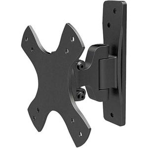 Monoprice Commercial Full Motion TV Wall Mount Bracket Extra Long Extension Range to 13″ for 13″ to 27″ TVs up to 33lbs, Max VESA 100×100, UL Certified(Small)