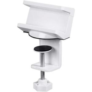 Monoprice Desk Clamp Holder for Surge Protectors, Power Strips, USB Hubs – Designed for Use With Sit-Stand Desks, White – Workstream Collection