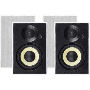 Monoprice Fiber In-Wall Speaker – 10 Inch, 300W Subwoofer, Easy Installation And Paintable Grill – Caliber Series(Slim)