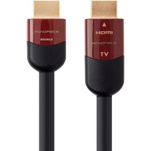 Monoprice HDMI High Speed Active Cable – 4K@60Hz, HDR, 18Gbps, YUV, 4:4:4, CL2, 26AWG, 45 Feet, Black – Cabernet Ultra Series(50 Feet)