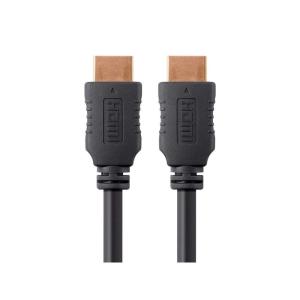 Monoprice High Speed HDMI Cable – 4K@60Hz HDR, 18Gbps, YUV 4:4:4, 26AWG, 20 Feet, Black – Select Series(30 Feet (1 Pack))