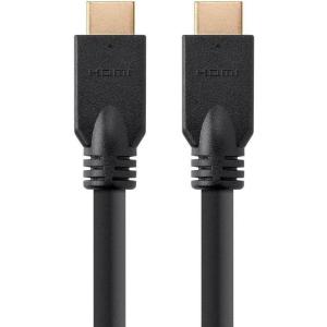 Monoprice High Speed HDMI Cable, 4K@60Hz, 18Gbps, HDR, 24AWG, YCbCr 4:4:4, CL2, No Logo, Compatible with UHD TV and More, 6 Feet, Black – Commercial Series(3 Pack)