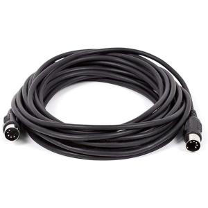 Monoprice MIDI Cable – 5 Pin DIN Connectors, Shielded, Molded Connector Shells, 28 AWG, 10 Feet, Black(25 Feet)