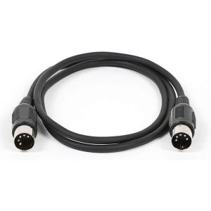 Monoprice MIDI Cable – 5 Pin DIN Connectors, Shielded, Molded Connector Shells, 28 AWG, 10 Feet, Black(3 Feet)