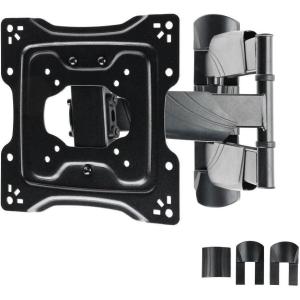 Monoprice Platinum Full Motion TV Wall Mount Bracket for 23″ to 42″ TVs up to 77lbs, Max VESA 200×200