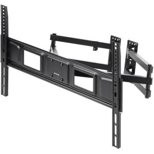 Monoprice Premium Full Motion TV Wall Mount Bracket Corner Friendly for 32″ to 70″ TVs up to 99lbs, Max VESA 600×400, Fits Curved Screens