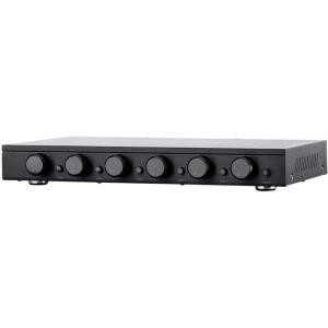 Monoprice SSVC-6.1 Single Input 6-Channel Speaker Selector – With Volume Control, Black(Speaker)