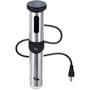 Monoprice Sous Vide Immersion Cooker 800W – With Adjustable Clamp And Digital LED Touch Screen, Easy To Clean, Black and Silver – Strata Home Collection(1100W)