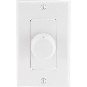 Monoprice Speaker Volume Controller – Rotary Type, 100 Watts Per Channel, 4-16 Ohms, Single Gang, White(50W)