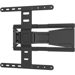 Monoprice Ultra-Slim Full-Motion Articulating TV Wall Mount Bracket – For 40″ ~ 75″ TVs Max Weight 66lbs VESA Up to 200×200 Concrete & Brick Compatible, Black