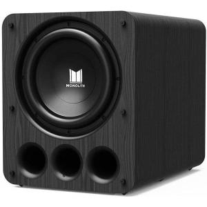 Monolith THX Ultra Certified 2000 Watt Powered Subwoofer – 13-Inch, Massive Output, Low Distortion, for Studio and Home Theater Systems, Black Ash Finish