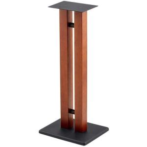Monolith Speaker Stands – 50lbs Capacity, Adjustable Spikes, Sturdy Construction, Ideal for Home Theater Speakers, 24 Inch, Cherry(28 Inch)