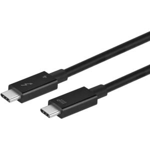 Monoprice Thunderbolt 4 Cable – Intel Certified, 40Gbps, 240 Watts Power Delivery, 8K Ultra HD, 1 Meter, Black